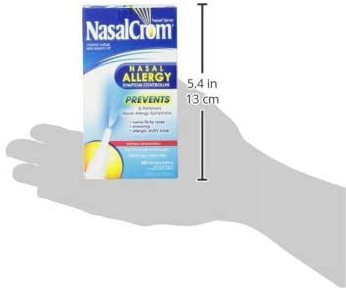 NasalCrom Nasal Allergy Sprays Symptom Controller, 200 Sprays .88 FL OZ, 2 Pack)