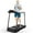 Black-1, variant on Hapycity Upgraded Folding Treadmill 300 lb 2.5HP with Long Handrails & Incline for Seniors Home Fitness