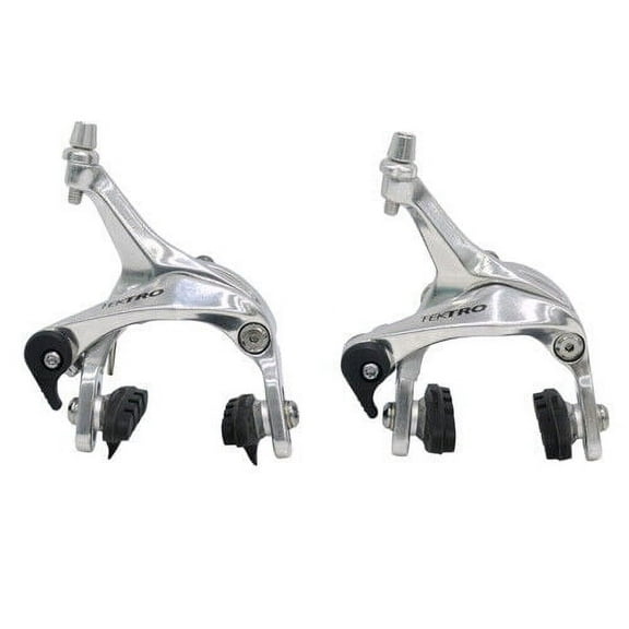 TEKTRO R313 Dual Pivot Caliper Brake Set 39-52mm Designed for 28C tire , Silver #MH1815