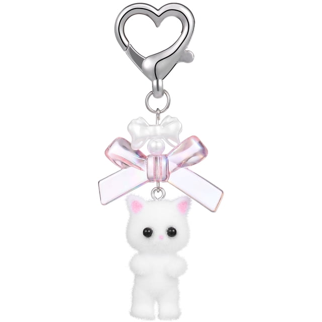 Llavero de Gato Llavero Kawaii de Felpa Llaveros de Felpa Dijes de Animales Llaveros de Dibujos Animados Llaveros Lindos Accesorios