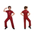 Aislor Boys Latin Dance One Piece Figure Ice Skating Jumpsuit