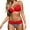 Red, variant on Gubotare Bikinis Swimsuit Set for Women Swimwear Triangle Bathing Suit Tie String Thong (Red,XL)