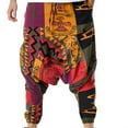 thumbnail image 1 of Pantalones bombachos de cintura media con estampado de encaje a la moda para hombre, pantalones casuales de longitud completa, pantalones de entrepierna para hombre, 1 of 5