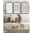 thumbnail image 3 of SHENIFY Boho Abstract Wall Art 16x24in3pcs Black Framed Mid-Century Tan Geometric Landscape Abstract Shapes Cozy Neutral Modern Minimalist Painting Decorative Artwork, 3 of 8