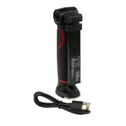 Hyper Tough Rechargeable Flip LED Work Light, Magnetic Base, Hanging Hook, 600 Lumens