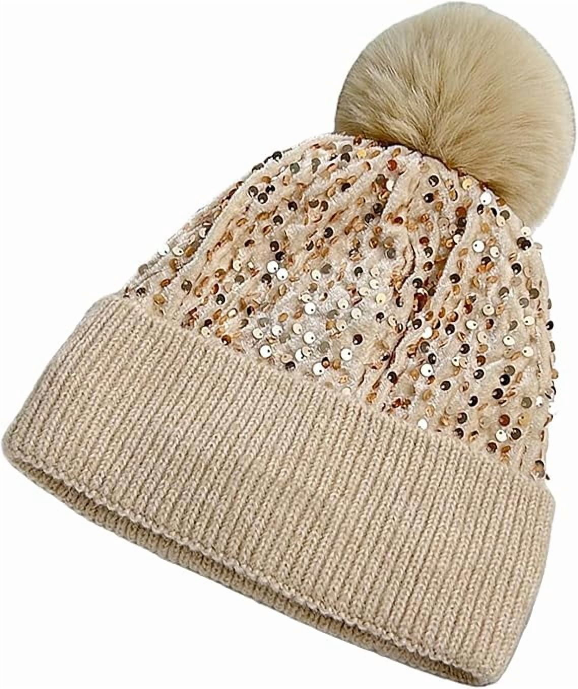 Columbia OS Hat Winter Blur Pom Pom Beanie in New Cinder Marionberry NWT Columbia Unisex Winter Blur Pom Pom Beanie, New Cinder  main image 3