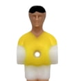 thumbnail image 6 of 3x Soccer Table Men Player Foosball Tabletop Accessories Table Player Foosball Accessories Foosball Men for Family Office Indoor Games Party Yellow, 6 of 8