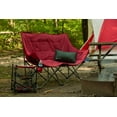 Ozark Trail 3 Shelf Camping Table, Red, 14" x 14"x 18"