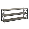 thumbnail image 4 of Manor Park 2 Shelf Industrial Wood Bookcase, 60", 4 of 5