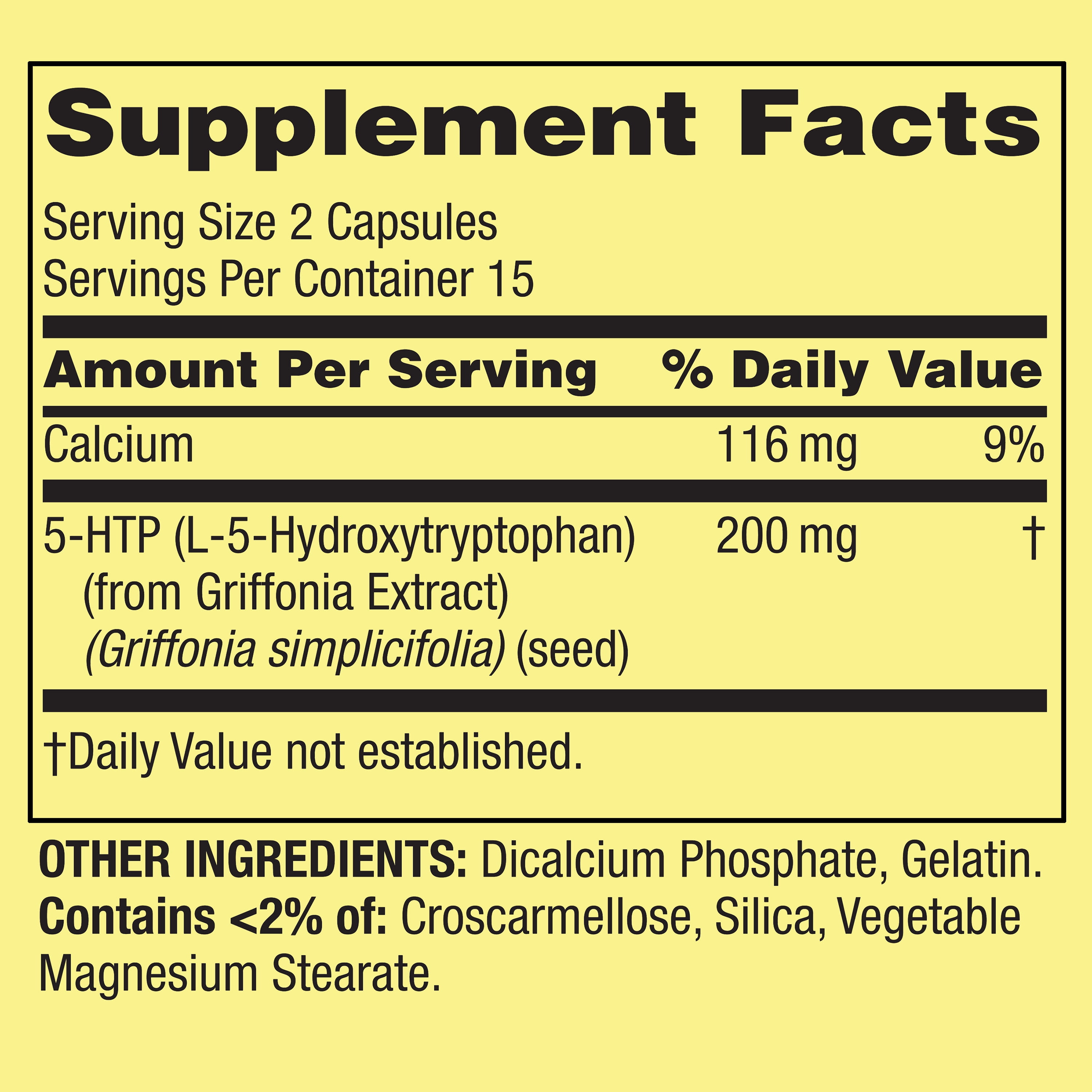 Spring Valley 5-HTP Capsules, 100 mg, 30 Count