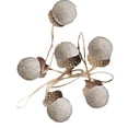 thumbnail image 3 of 6 uds adornos navideños de bellota decoración de de Navidad decoración decorativa de bellota para de Navidad para celebración de festivale gris, 3 of 8