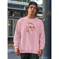 thumbnail image 2 of Fungi Field Trip C. Sweatshirt Men -Annie Warren Designs, Male x-Large, 2 of 4