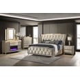 thumbnail image 2 of Lorient 5-piece Queen Bedroom Set Ivory and Camel, 2 of 20