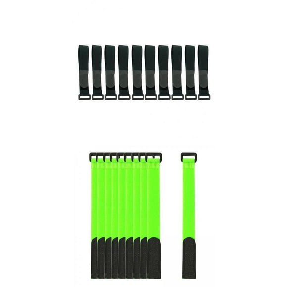 20x Fishing Rod Belts Ties Bike Carrier Tie Downs Green