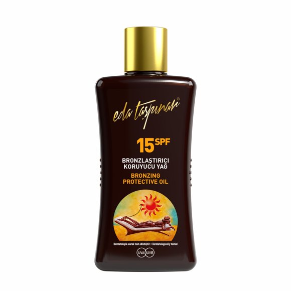 Aceite Corporal Eda Taşpınar SPF 15 Bronceador Protector 200 ml