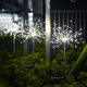 thumbnail image 1 of Luz solar de fuegos artificiales, 200 luces LED cálidas de fuegos artificiales para exteriores Luces decorativas de jardín solar para caminos de pasarela 1 piezas, luz blanca. Afortunado Sencillez, 1 of 5