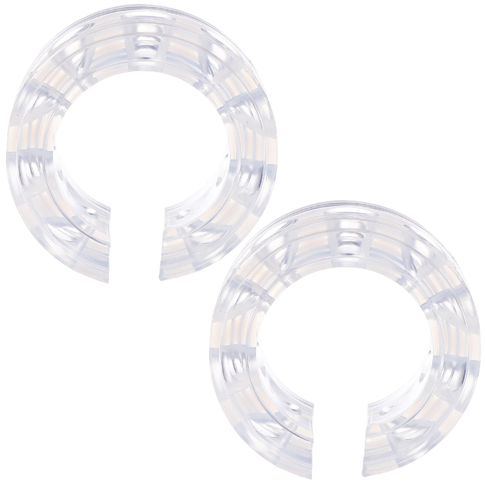 2Pcs Car Spring Buffers Transparent Rubber Buffer Car Modification