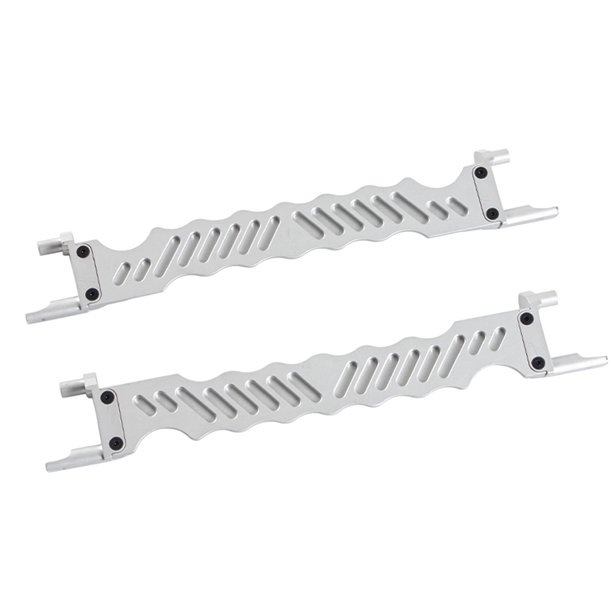 Piezas de repuesto de automóvil RC Aleación de aluminio Práctico Multi -funcional RC Accesorio ACCESORIO Multipropósito Simulados RC Auto Auto Silver 2 piezas Inevent FN001858-02