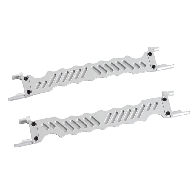Piezas de repuesto de automóvil RC Aleación de aluminio Práctico Multi -funcional RC Accesorio ACCESORIO Multipropósito Simulados RC Auto Auto Silver 2 piezas Inevent FN001858-02