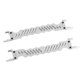 thumbnail image 1 of Piezas de repuesto de automóvil RC Aleación de aluminio Práctico Multi -funcional RC Accesorio ACCESORIO Multipropósito Simulados RC Auto Auto Silver 2 piezas Inevent FN001858-02, 1 of 5