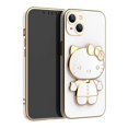 thumbnail image 1 of Fundas de teléfono Hello Cat con espejo interior para iphone 11, 13, 12, 14, 15 Pro Max, XR, XS, 7, 8 P, SE2020, funda trasera suave con soporte para teléfono, 1 of 3