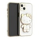 thumbnail image 1 of Fundas de teléfono Hello Cat con espejo interior para iphone 11, 13, 12, 14, 15 Pro Max, XR, XS, 7, 8 P, SE2020, funda trasera suave con soporte para teléfono, 1 of 3
