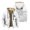 White, variant on Jason Aldean 30 Number One Hits Zipper Jacket Long Sleeve Winter Parka Women Men Casual Fashion Coat