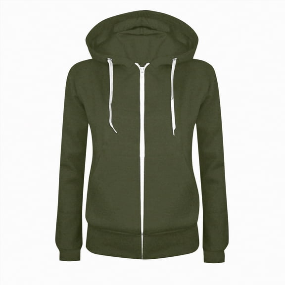 Towmus Women's Lightweight Cotton Blend Full Zip Up Hoodie Fall Fashion 2025 Trendy Long Sleeve Jackets Winter Clothing Outfits