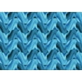 thumbnail image 1 of Ahgly Company Indoor Rectangle Patterned Blue Eyes Blue Area Rugs, 8' x 10', 1 of 6