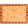 thumbnail image 1 of Ahgly Company Indoor Rectangle Abstract Orange Modern Area Rugs, 8' x 12', 1 of 4