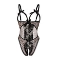 thumbnail image 3 of Sexyfree Lingerie for Women One Piece Bodysuit Sexy Lace Crotchless Lingerie Nightwear, 3 of 4