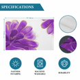 thumbnail image 6 of Purple Gold Placemats Set of 6, Abstract Flower Ombre Aesthetics Paint Placemats for Dining Table, Place Mats for Kitchen Tabletop, Waterproof Wipeable Dining Table Mats Set, 6 of 9