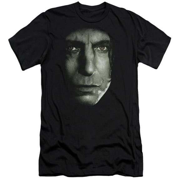 Harry Potter - Snape Head - Slim Fit Short Sleeve Shirt - Large