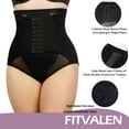 thumbnail image 2 of FITVALEN 2 Pack Women's Tummy Control Shapewear Panties Hi-Waist Body Shaper Underwear Butt Lifter Slimming Briefs, 2 of 6