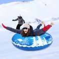 thumbnail image 2 of Anillo de esquí inflable CPC, bote de esquí de invierno, tabla de snowboard para exteriores resistente al frío engrosada, anillo de natación de doble propósito SNOW TUBE, 2 of 5