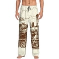 thumbnail image 1 of Balery Train Pantalones de pijama para hombre, pijama ultraligero, pantalón de descanso-XX-Large, 1 of 6