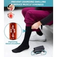 thumbnail image 4 of Calcetines de compresión para circulación para mujeres y hombres: calcetines de soporte graduado hasta la rodilla para enfermeras, viajes y atletismo., 4 of 5