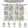 thumbnail image 2 of Blackout Kids Curtains,Pioneer Flower Floral Print Pattern Childrens Insulated Curtains Set Of 2,Bedroom Essentials,Toddler Room Decor 52"x84", 2 of 5