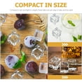 thumbnail image 2 of 600 pcs  Fake Ice Cubes Artificial Clear Ice Cubes Simulated Ice Cubes Props, 2 of 6