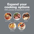 thumbnail image 2 of Hamilton Beach 6 Qt Programmable Slow Cooker with Temperature Probe, Stoneware Crock with Removable Pot, Stainless Steel, 2 of 8