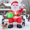 thumbnail image 6 of PPXIA Christmas Inflatable Santa with Gift Bag, Blow Up Xmas Inflatable Decorations for Christmas Decor, Built-in LED Light, Yard Outdoor Garden Lawn Winter Decorations(20 FT), 6 of 7