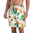 thumbnail image 2 of Naloa Floral Vintage Men's Beach Shorts, Surfing shorts, Swim trunks, Quick Dry Swim Trunks for Surfing Beach Fun - X-Large, 2 of 9