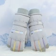 thumbnail image 2 of Adult Insulated Ski Gloves for Winter Sports and Motorcycle Riding Windproof Thermal Size:One Size, 2 of 3