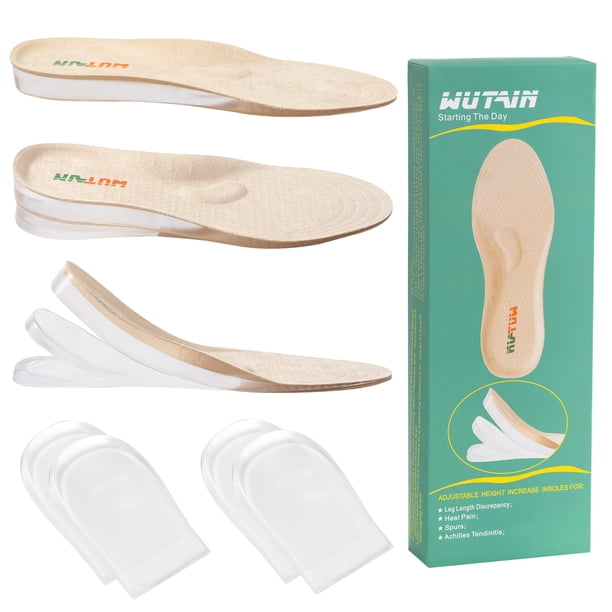 Plantillas ajustables para aumentar la altura WUTAIN para mujeres y hombres