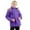 F-267Purple, variant on ZHOGXU Big Girls Boys Jacket With Detachable Hood Pocket Long Sleeve Zipper Solid Color Windproof Warm Comfortable Coat For Fall Winter Daily Wear Purple 3-4 Years
