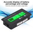 thumbnail image 4 of Battery Capacity Indicator, With Connection Line, 12-84V Double Button Design Voltage Display, LCD Display For Battery, 4 of 8