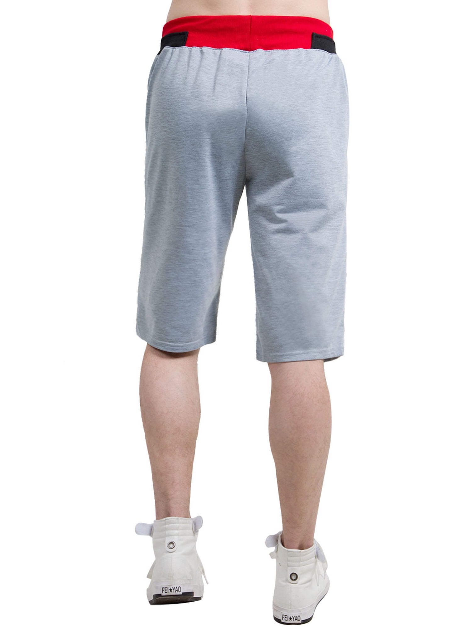 mens straight leg shorts