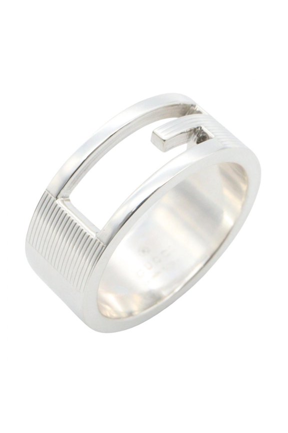 Pre-Owned Gucci GUCCI Branded G Ring - Ring/Finger Sterling Silver 925 Jewelry Men's/Women's...