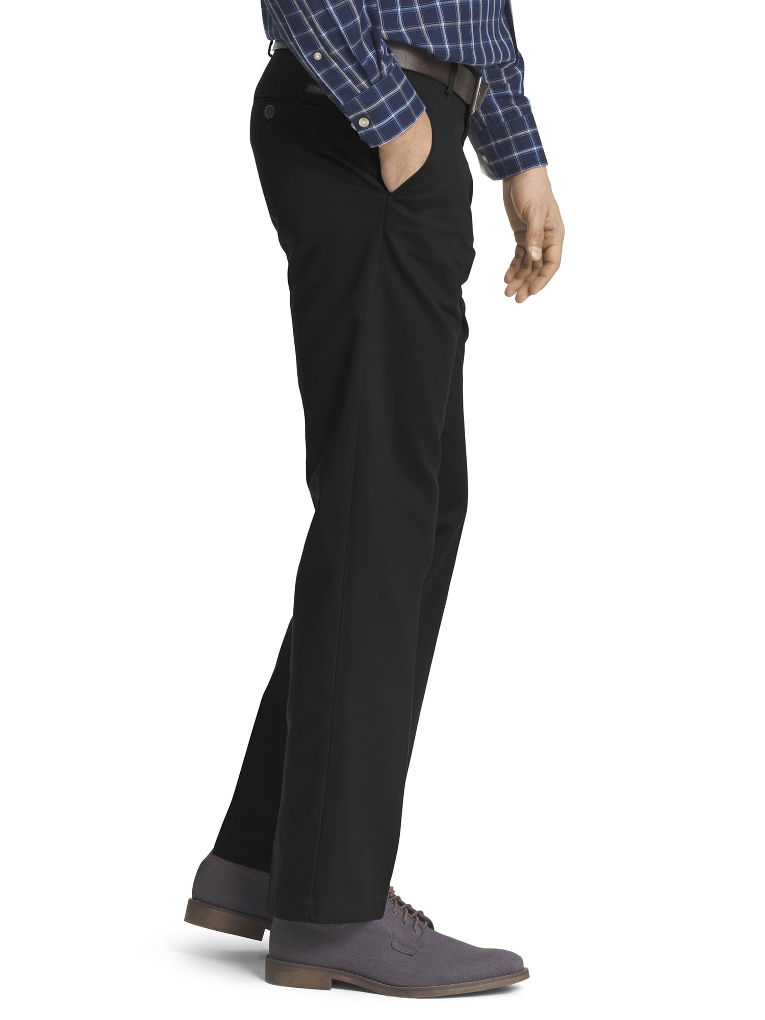 IZOD Men's American Chino Straight Fit Flat Front Pant