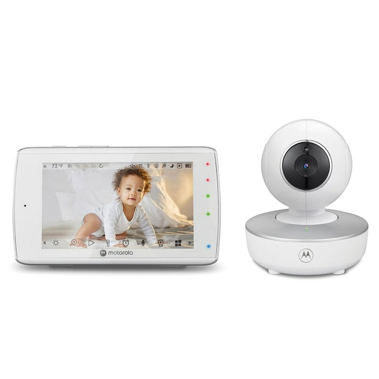 Motorola VM36XL-2 | 5" HD Video Baby Monitor with Motorized Pan, Tilt & Zoom Cameras | 1000ft Range 2.4 GHz Wireless 5" Split Screen 2-Way Audio | Room Temperature, Lullabies, Night Vision - Walmart.com